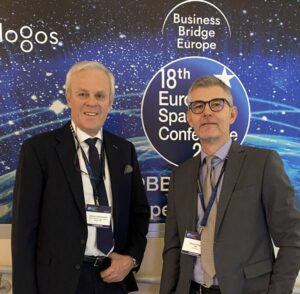 Stefan and Tobias at European Space Conference